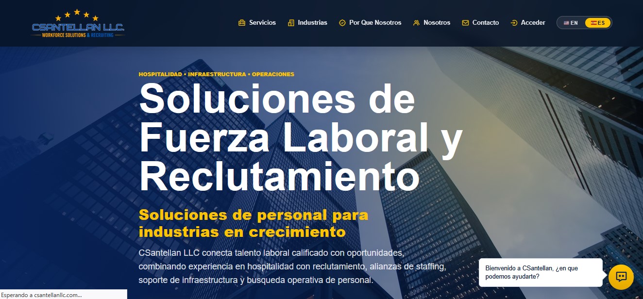 Captura del sitio csantellanllc.com